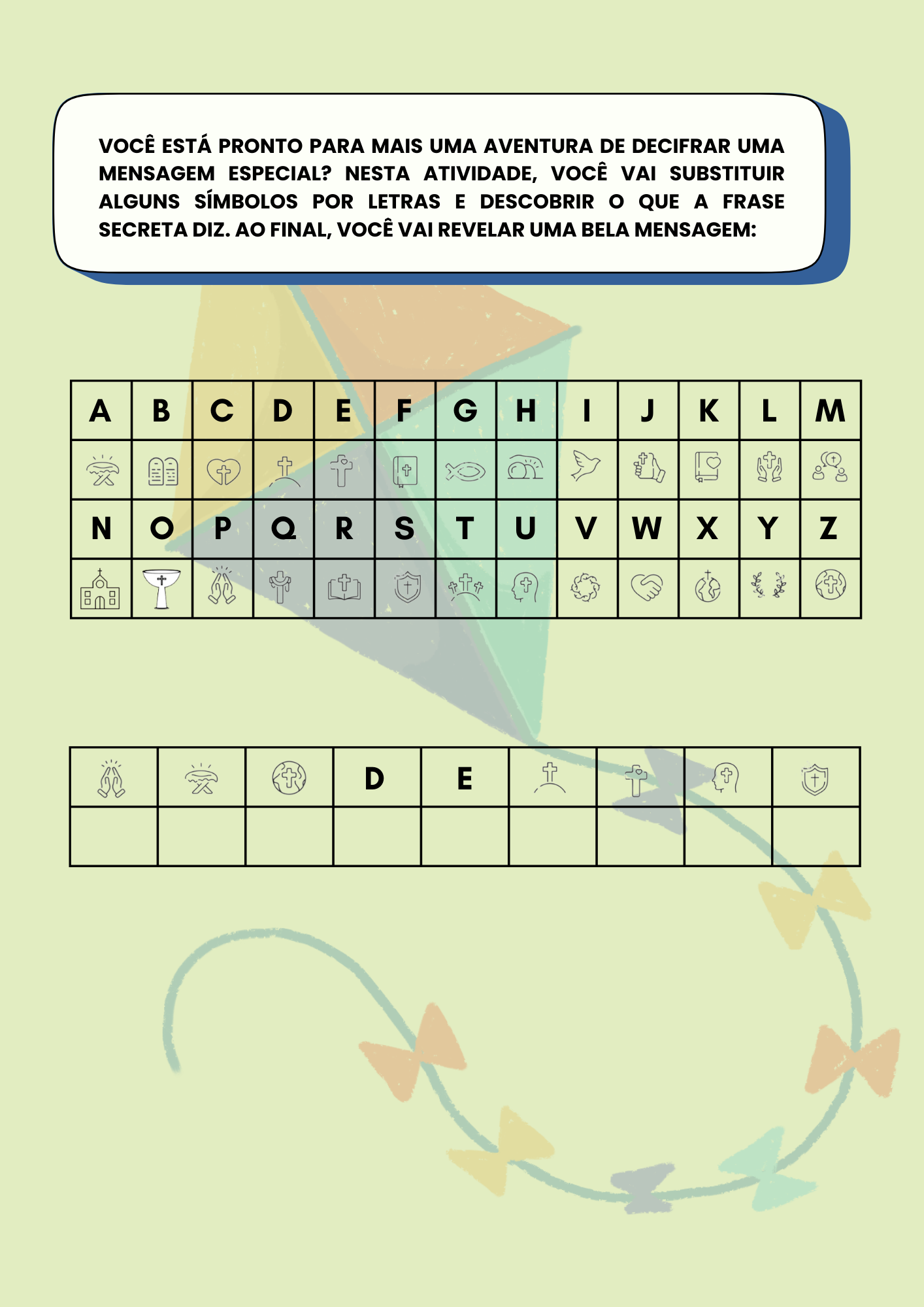 Livro de atividades bíblicas